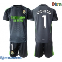 Fotballdrakt Barn Real Madrid Thibaut Courtois #1 Keeper Tredjedraktsett 2025-26 Kortermet (+ Korte bukser)